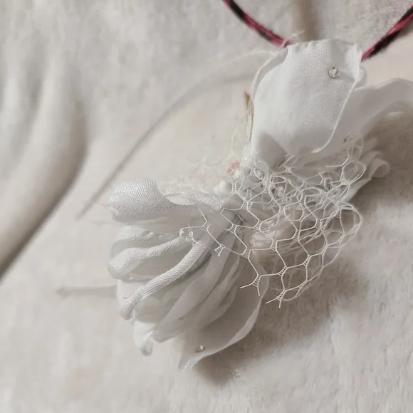 4Pc Hair accessories headband flowers, Leopard print,  hearts, (1) Bari Lynn - Picture 3 of 10